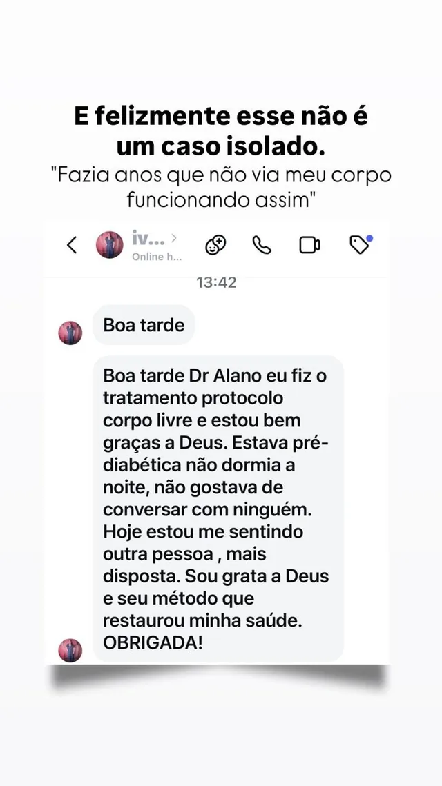 Depoimento real de cliente que voltou a dormir e se sentir bem