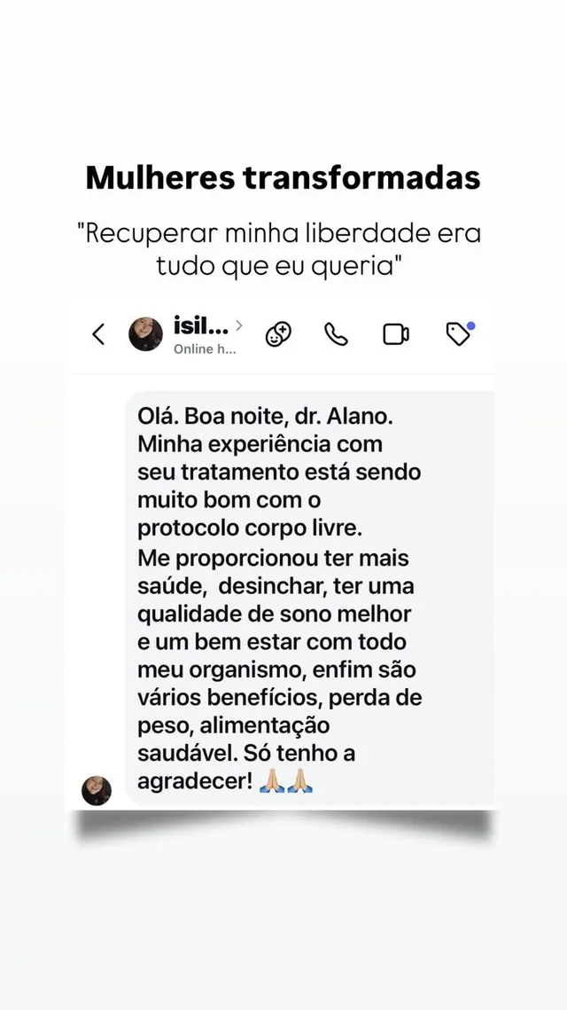 Depoimento real de cliente: mais saúde, desinchar e melhor qualidade de sono